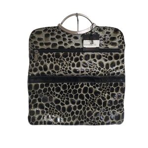 HOBO INTERNATIONAL SNAKE PRINT CLUTCH BAG